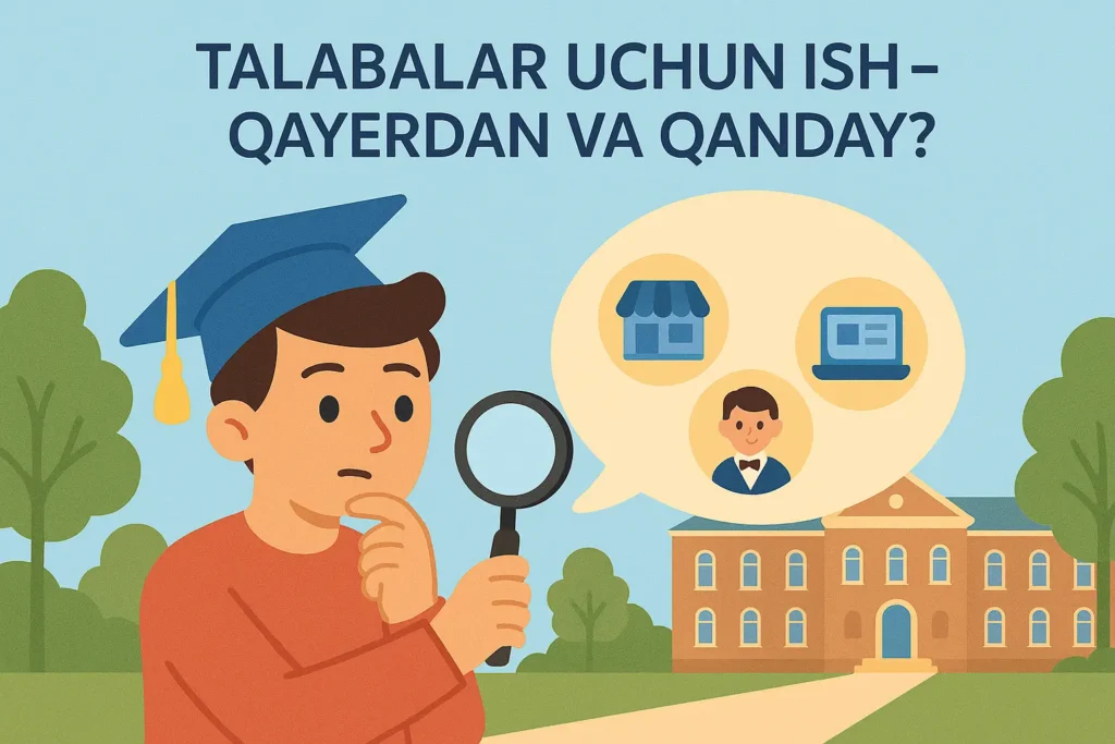 talabalar qo‘shimcha ish topish